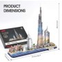 Cubic Fun - Puzzle 3D Led Dubai 182 Piese Cubic Fun - 3